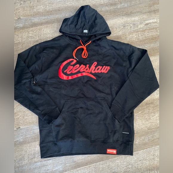 THE MARATHON CLOTHING LIMITED EDITION ULTRA CRENSHAW HOODIE - BLACK/RED - NWOT - Picture 2 of 8